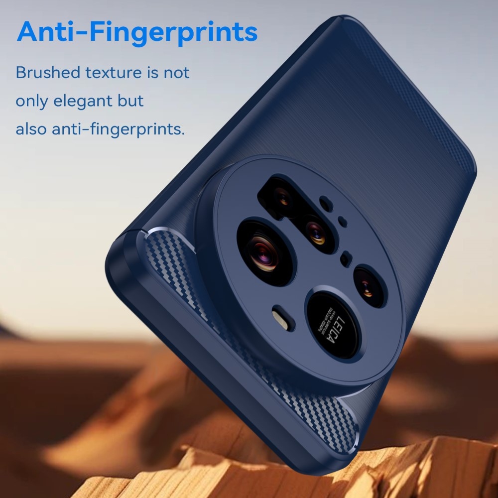 Carbon odolný gelový obal na Xiaomi 15 Ultra - modrý
