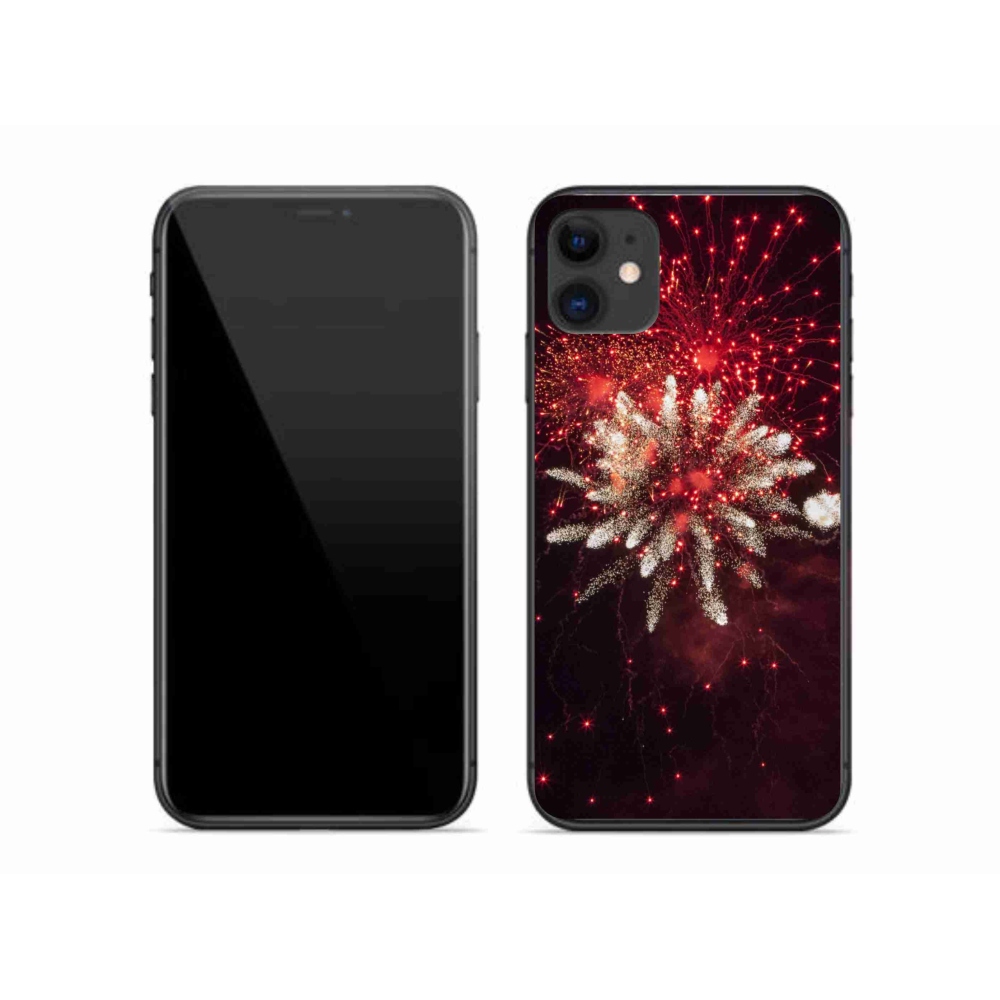 Gelový kryt mmCase na iPhone 11 - ohňostroj