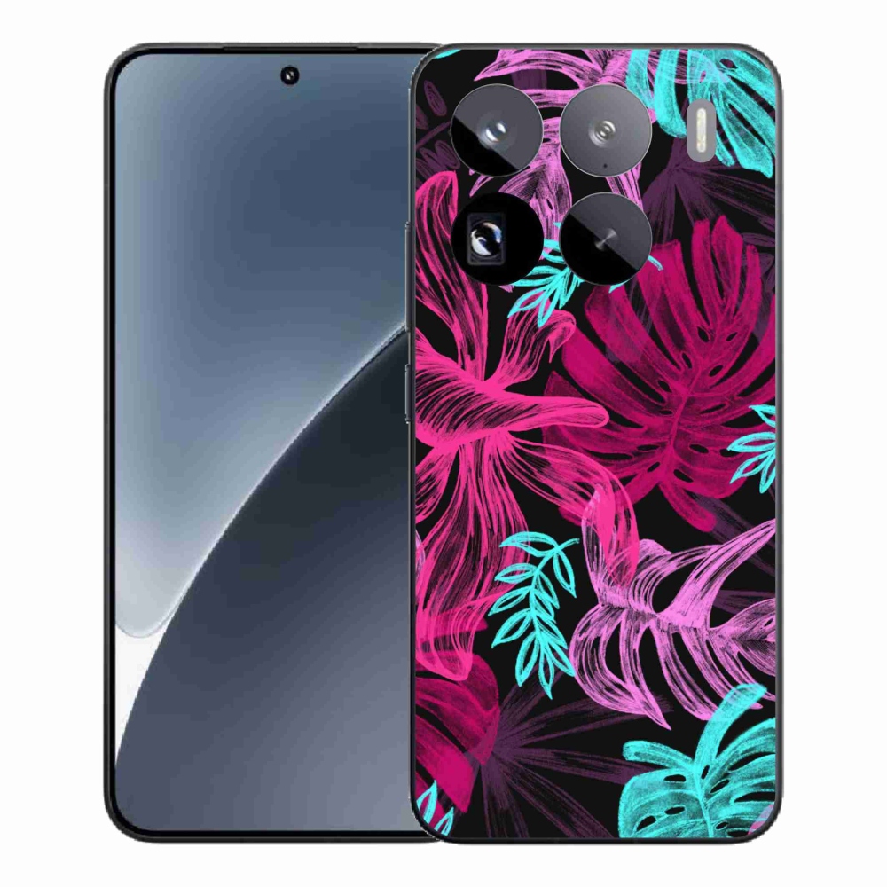 Gelový kryt mmCase na Xiaomi 15 Pro - květiny 1