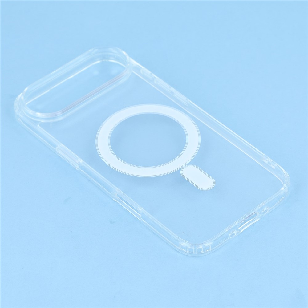 Acryle gelový obal s pevnými zády a MagSafe na iPhone 17 Air - průhledný