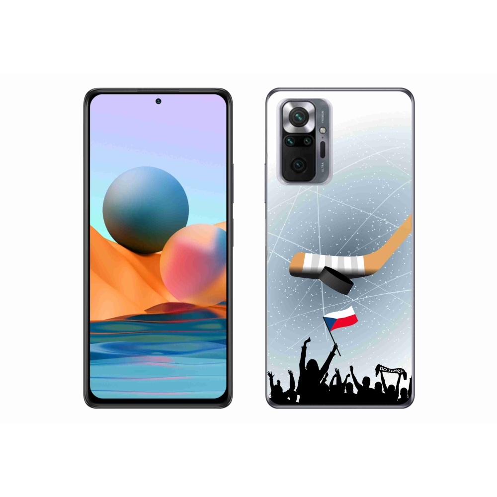 Gelový kryt mmCase na Xiaomi Redmi Note 10 Pro - fanoušci hokeje
