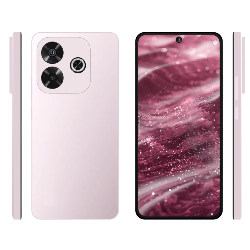 Průhledný gelový obal na Xiaomi Redmi Note 14 5G - průhledný
