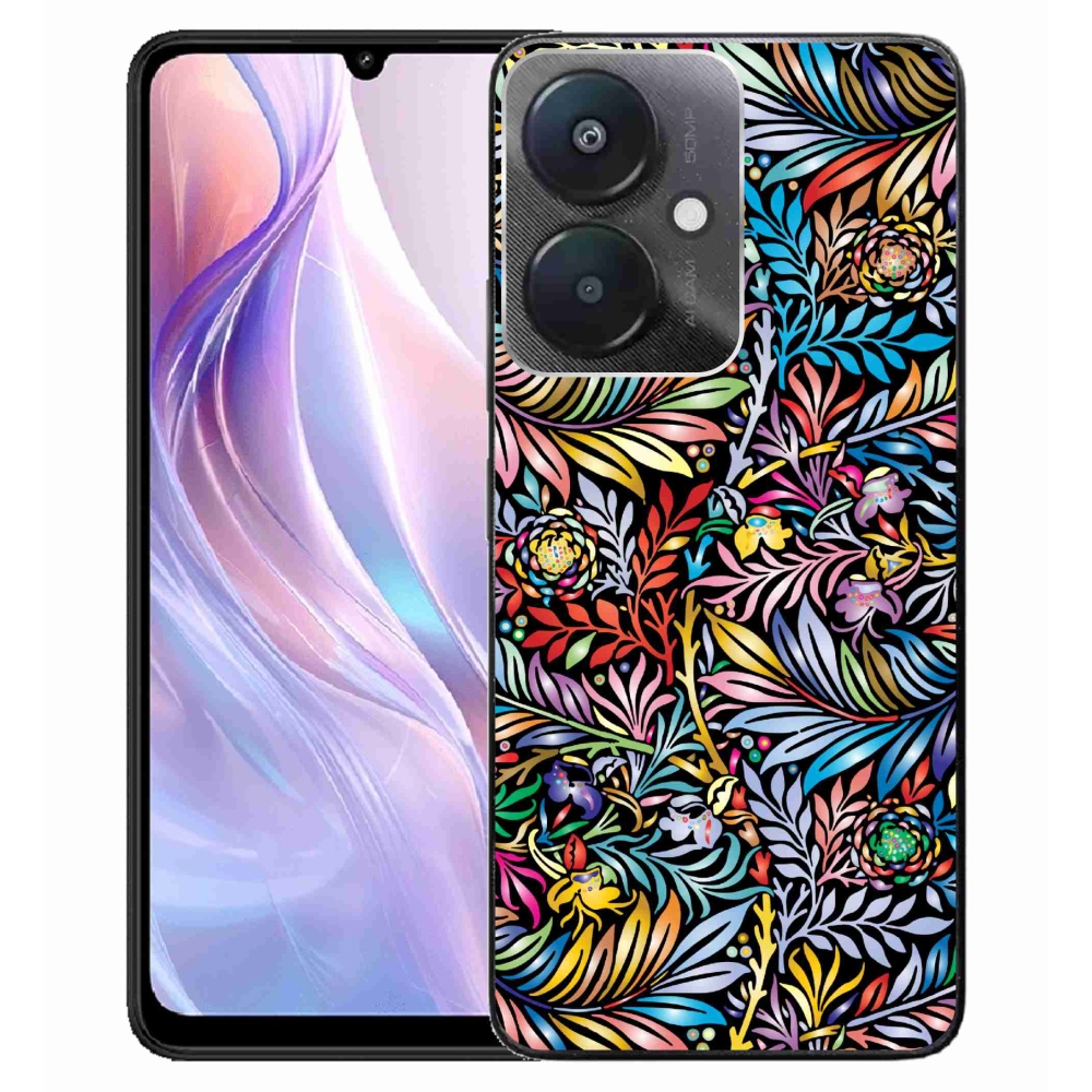 Gelový kryt mmCase na Xiaomi Redmi 13C 5G - květiny 5