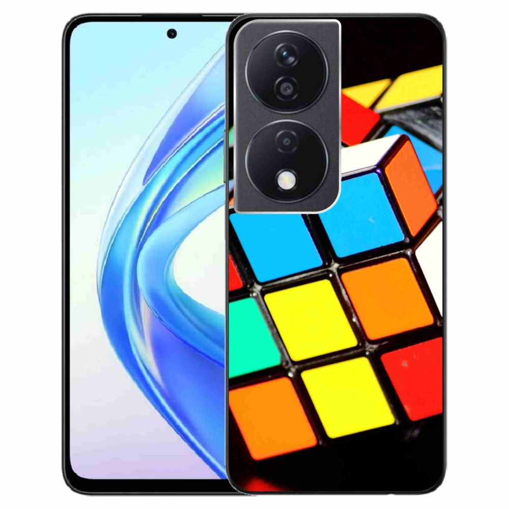 Gelový obal mmCase na Honor X7b/Honor 90 Smart - rubikova kostka