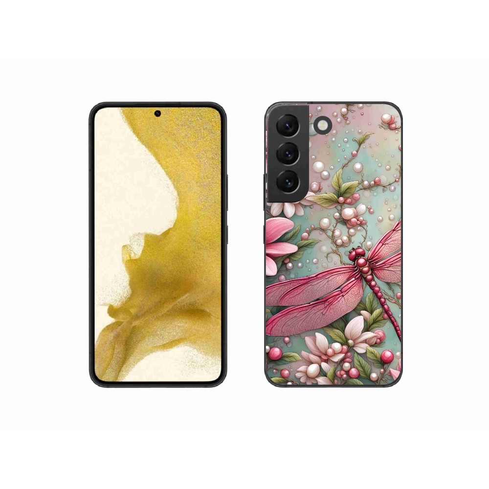 Gelový kryt mmCase na Samsung Galaxy S22 5G - vážka
