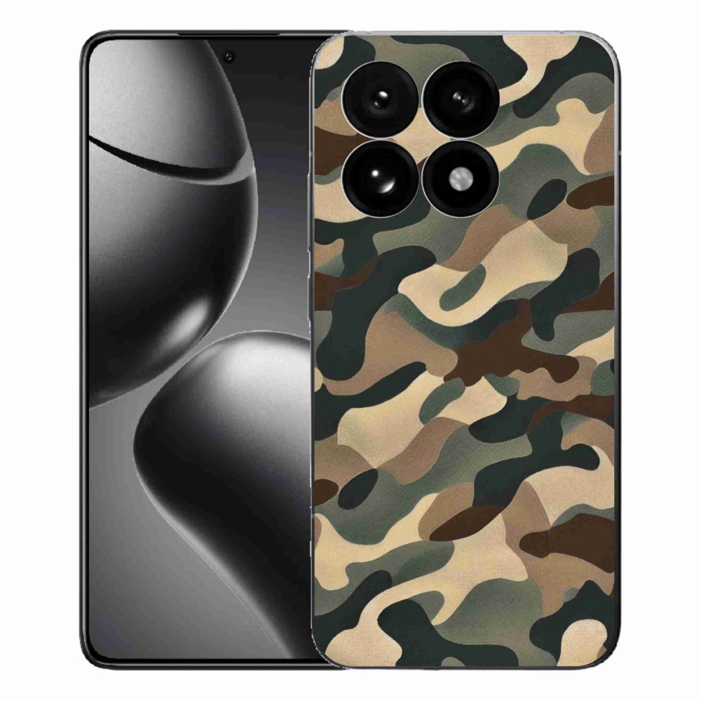 Gelový kryt mmCase na Xiaomi 15T - maskáčový vzor 11