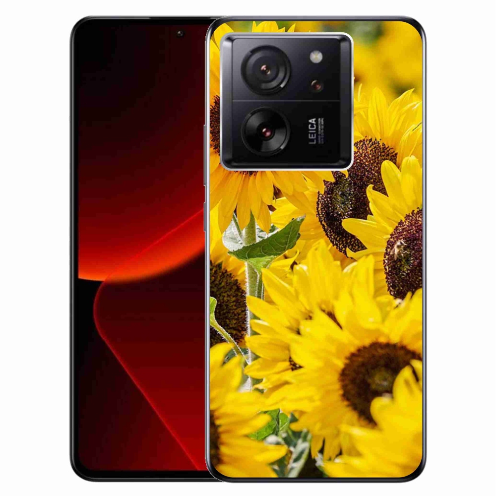 Gelový kryt mmCase na Xiaomi 13T/13T Pro - slunečnice