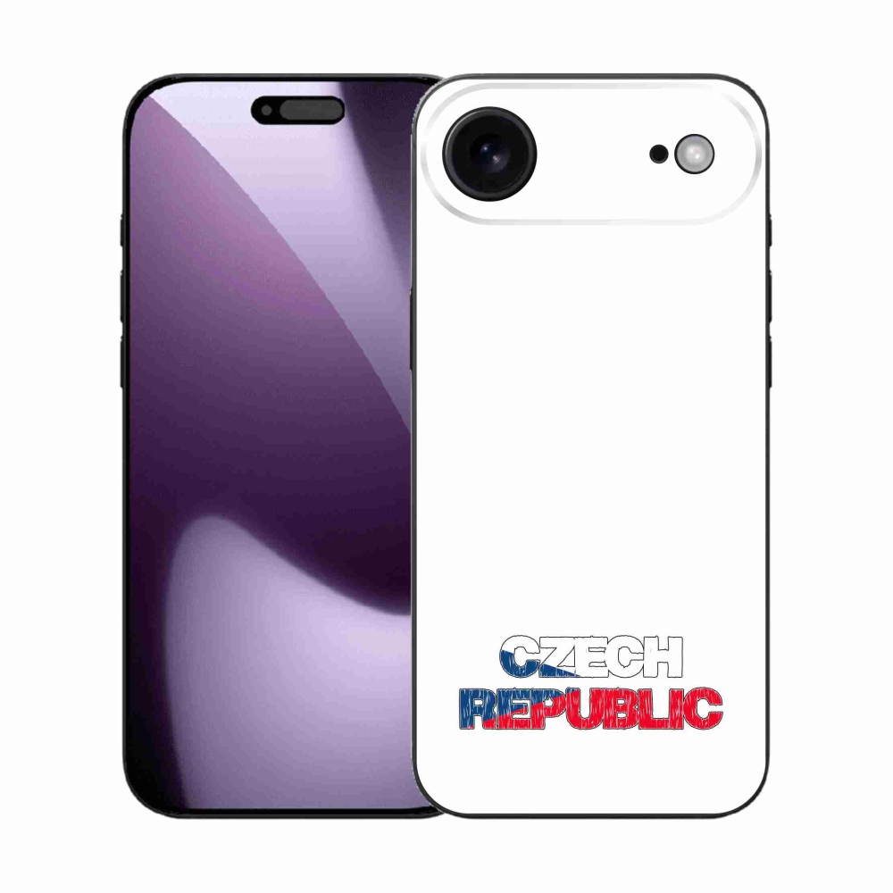 Gelový kryt mmCase na iPhone 17 Air - Czech Republic bílé pozadí