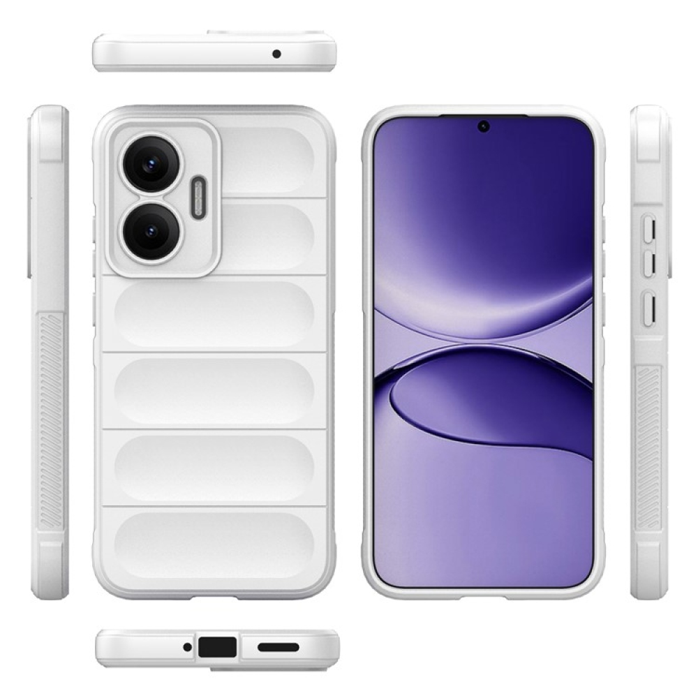 Rugg odolný gelový obal na Xiaomi Poco F7 5G - bílý