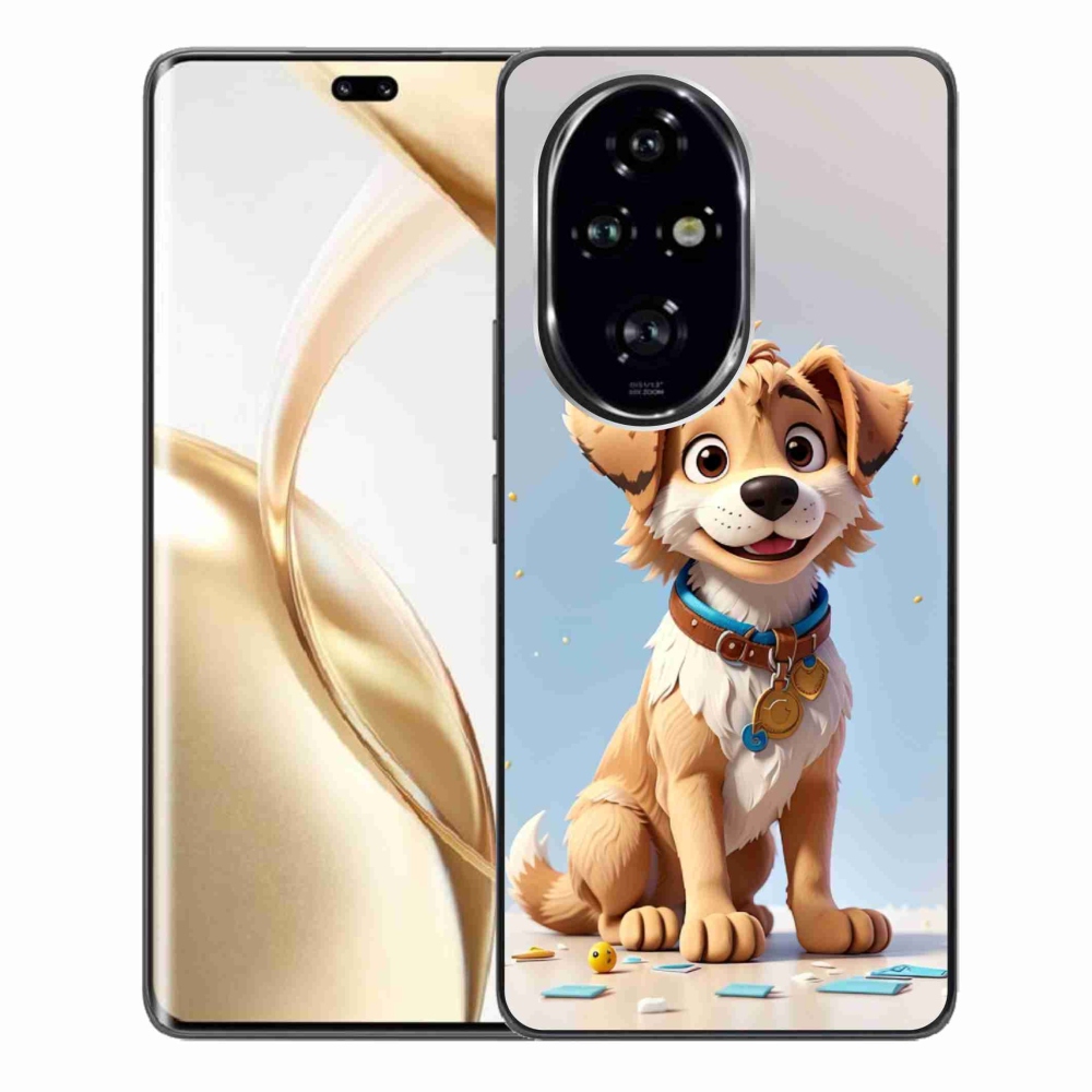 Gelový kryt mmCase na Honor 200 Pro 5G - kreslené štěně