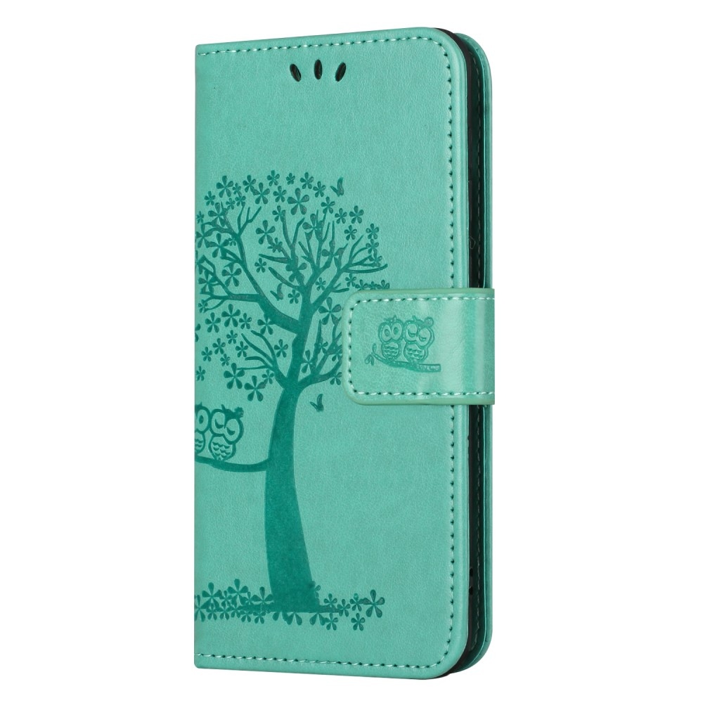 Tree knížkové pouzdro na Samsung Galaxy A25 5G - modrozelené
