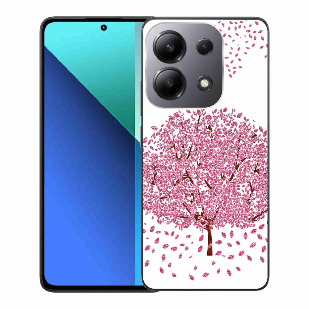 Gelový kryt mmCase na Xiaomi Redmi Note 13 - kreslený strom s listy