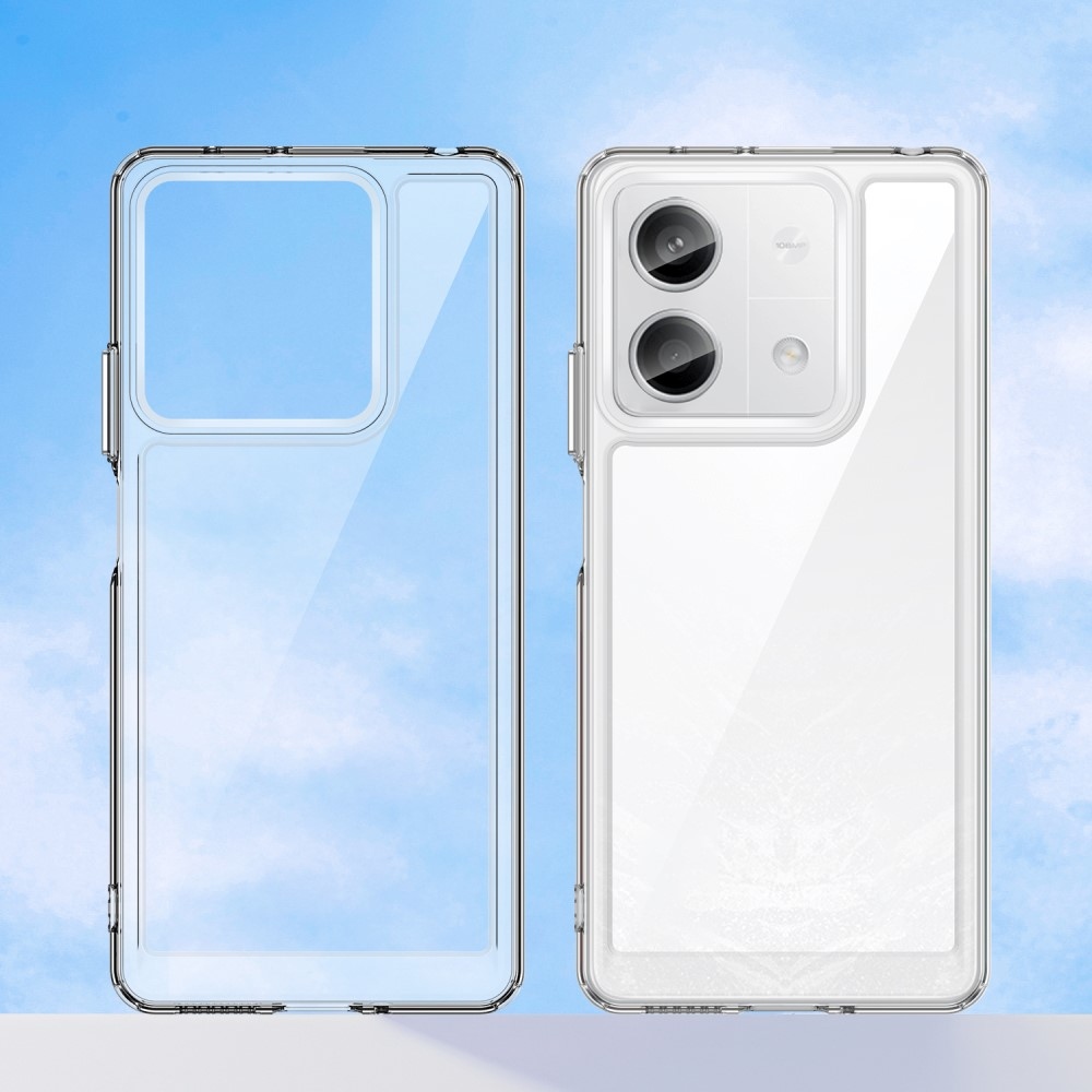 Gelový obal s pevnými zády na Xiaomi Redmi Note 13 5G - průhledný