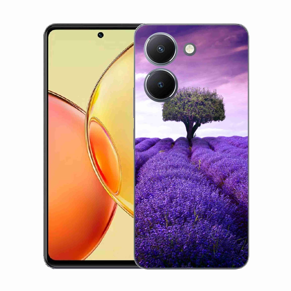Gelový kryt mmCase na Vivo Y36 - levandulová louka