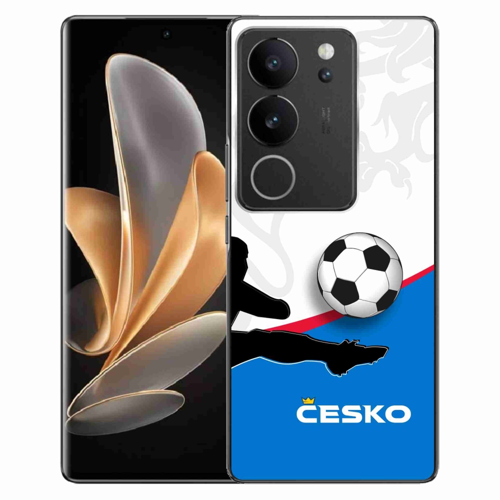 Gelový kryt mmCase na Vivo V29 5G - fotbal Česko 3