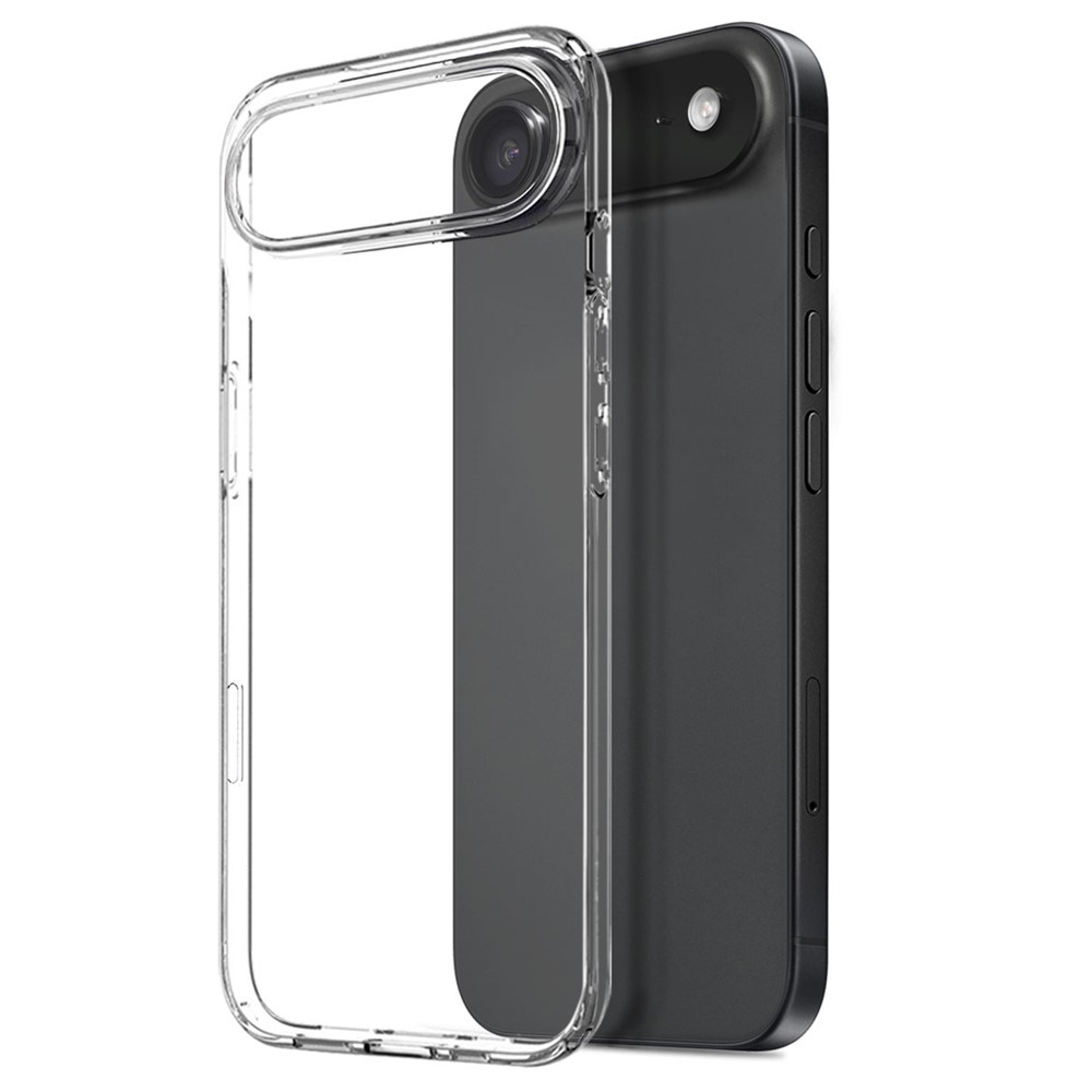 NORTHJO průhledný gelový obal + tvrzené sklo na iPhone 17 Air - průhledný