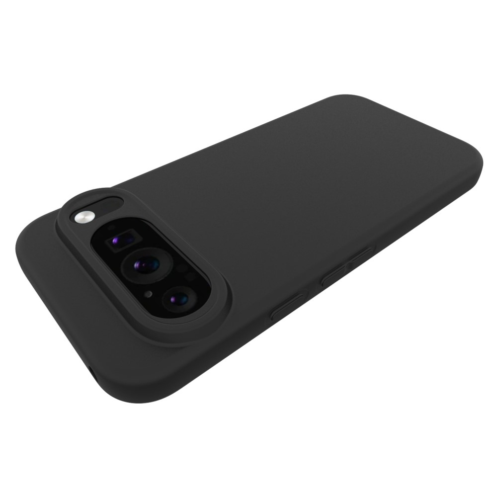 Matný gelový obal na Google Pixel 9/9 Pro - černý