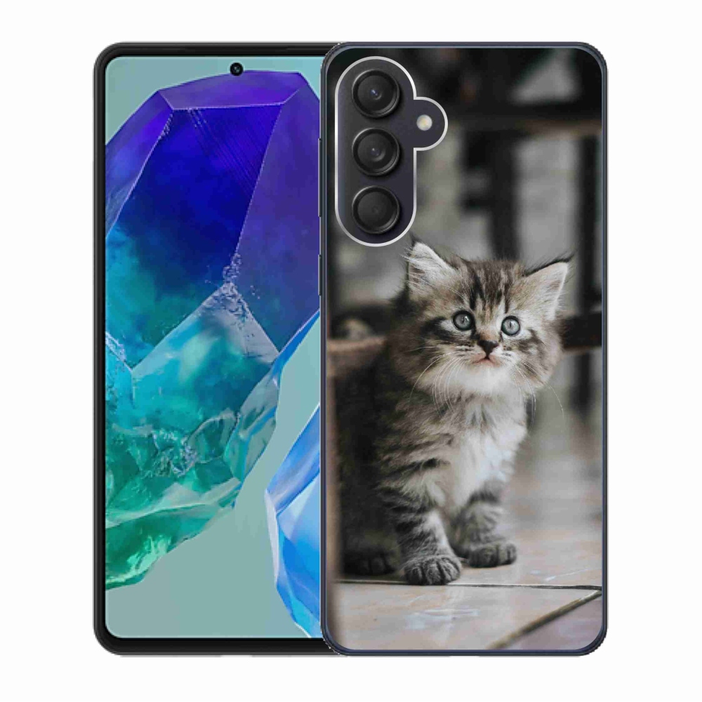 Gelový kryt mmCase na Samsung Galaxy M55 5G - koťátko