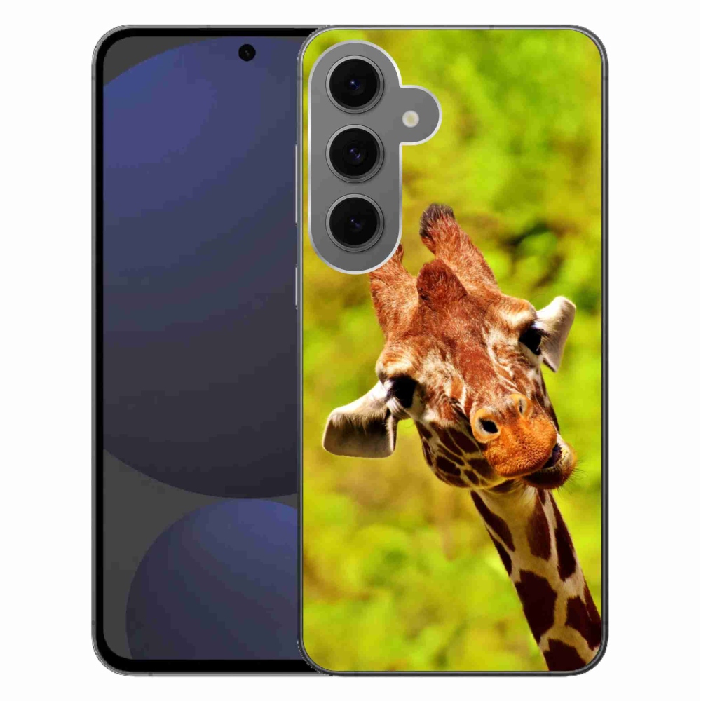 Gelový kryt mmCase na Samsung Galaxy S24 FE - žirafa