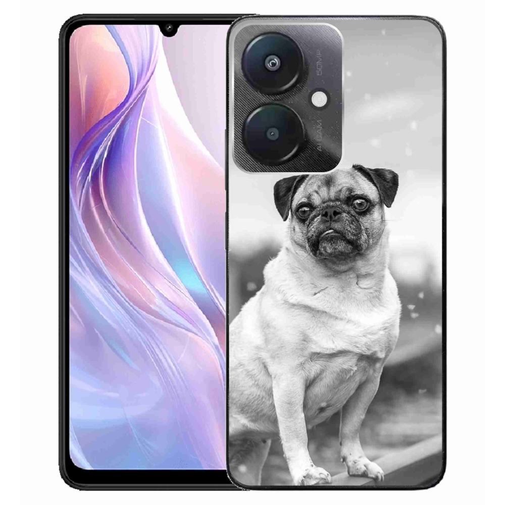 Gelový obal mmCase na Xiaomi Redmi 13C 5G - mops