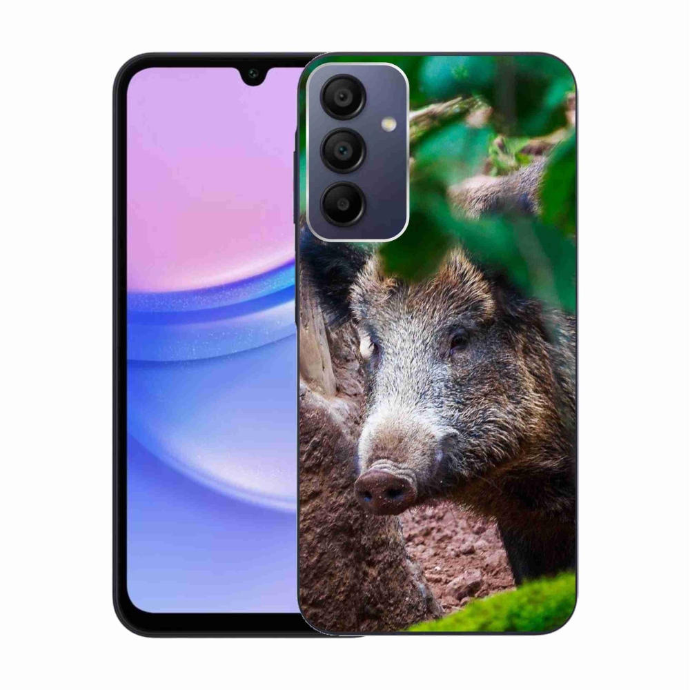 Gelový kryt mmCase na Samsung Galaxy A15 4G/5G - divoké prase