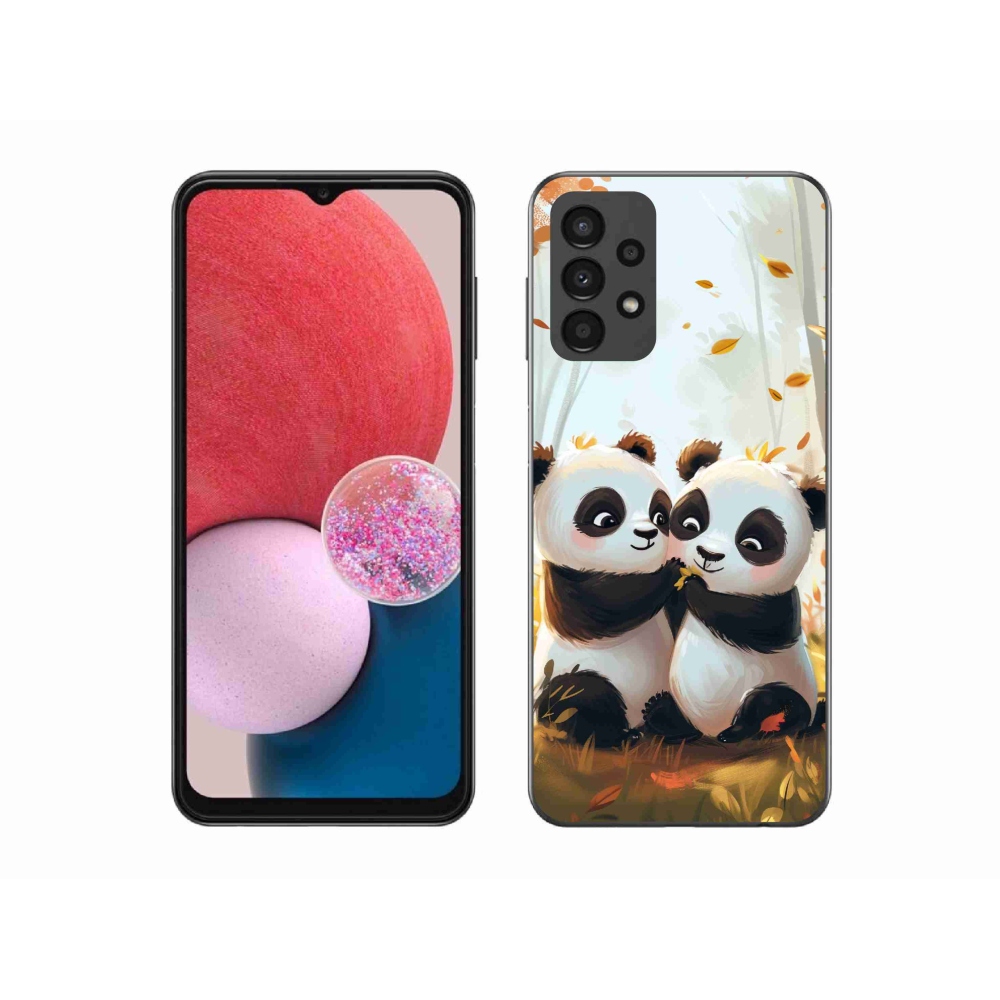 Gelový kryt mmCase na Samsung Galaxy A13 4G - pandy