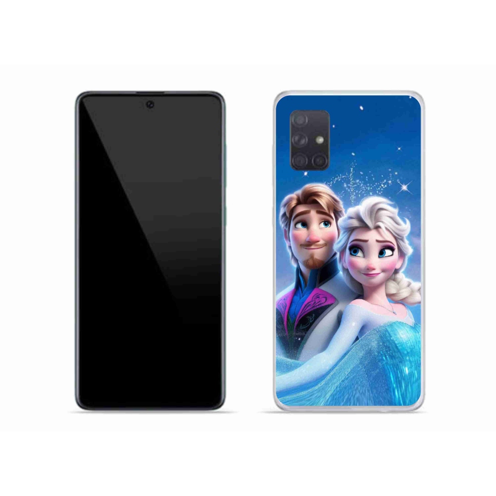 Gelový kryt mmCase na Samsung Galaxy A71 - ledové království 1