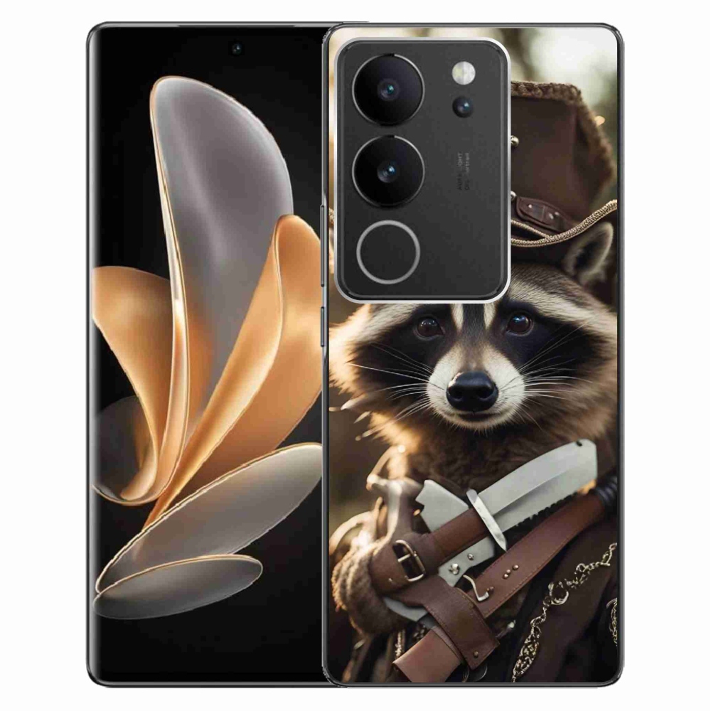 Gelový kryt mmCase na Vivo V29 5G - mýval v uniformě