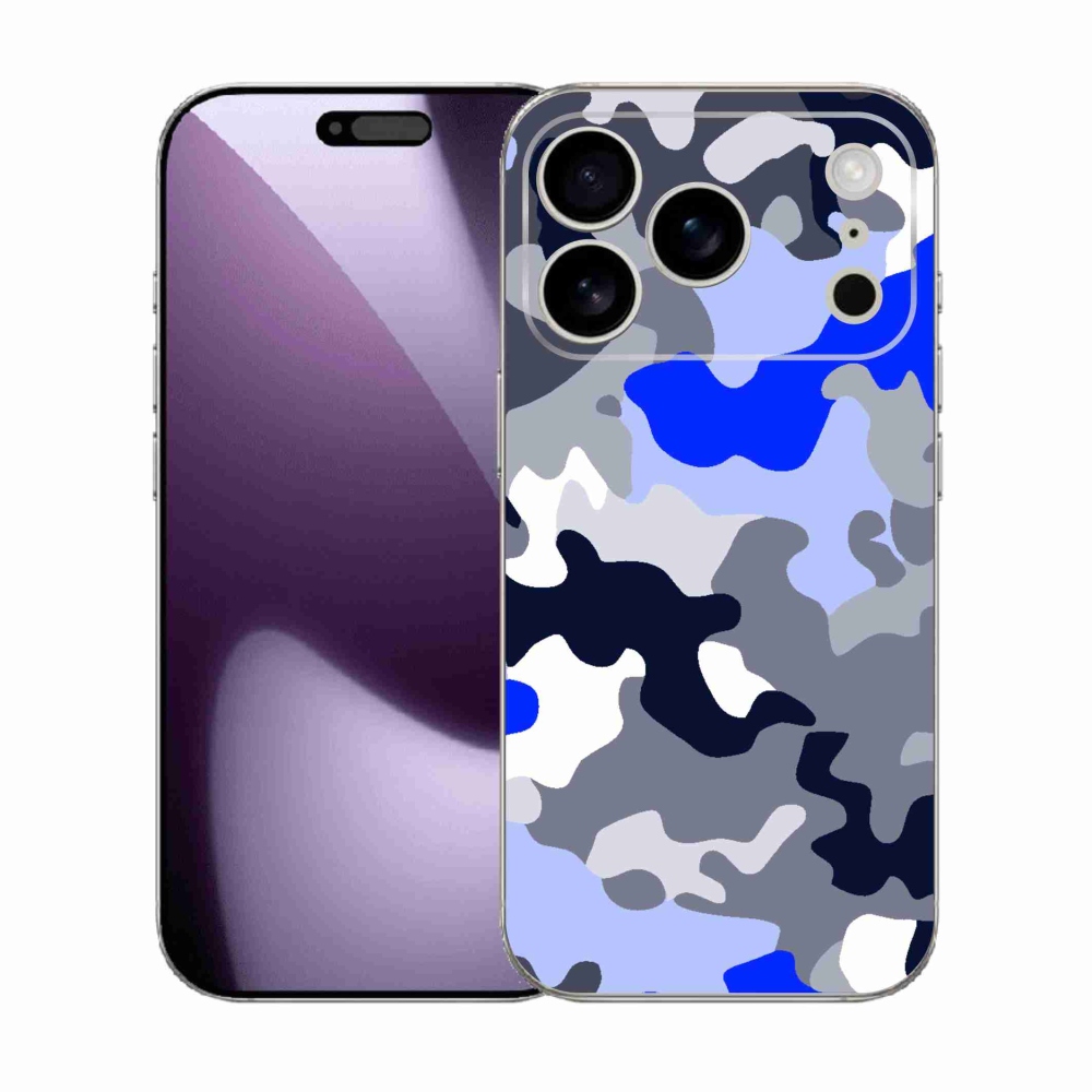 Gelový kryt mmCase na iPhone 17 Pro - maskáčový vzor 8