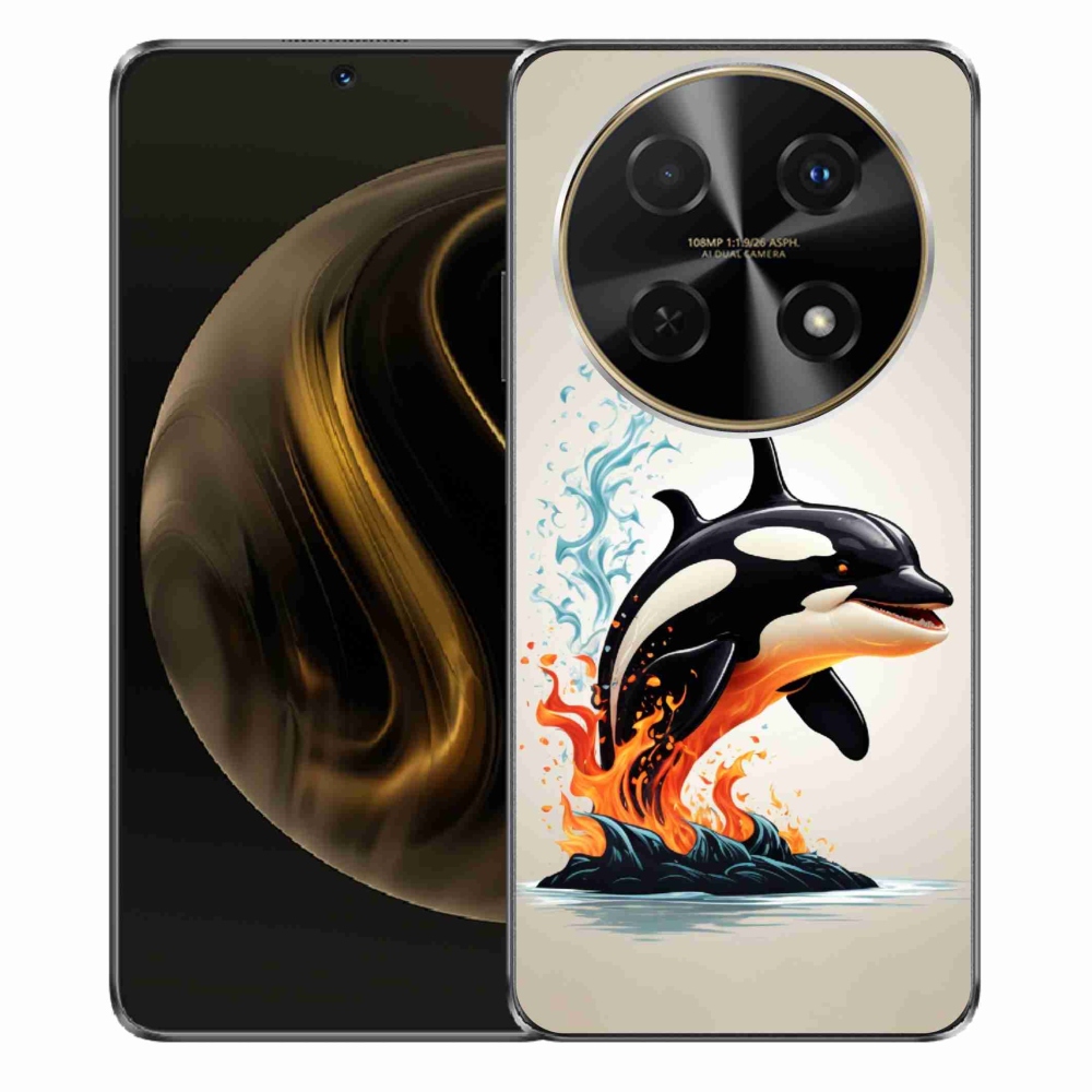 Gelový kryt mmCase na Huawei Nova 12i - kosatka