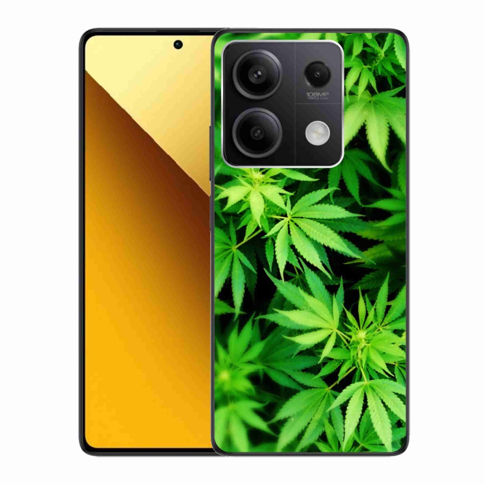 Gelový kryt mmCase na Xiaomi Redmi Note 13 5G - konopí 3
