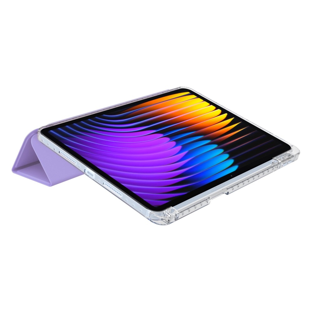 Origami chytré polohovací pouzdro na tablet Xiaomi Pad 7/7 Pro - světlefialové