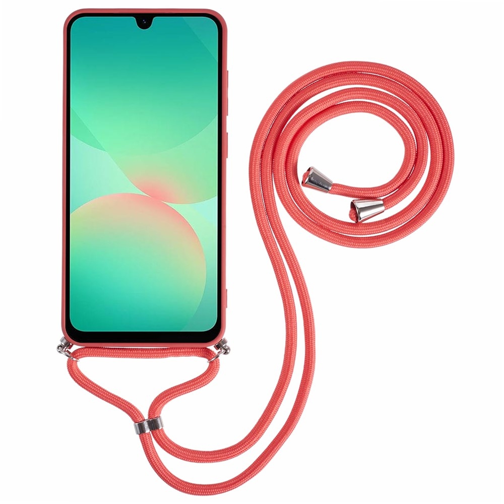 Lining gelový obal se šňůrkou na Samsung Galaxy A17 5G - vínový