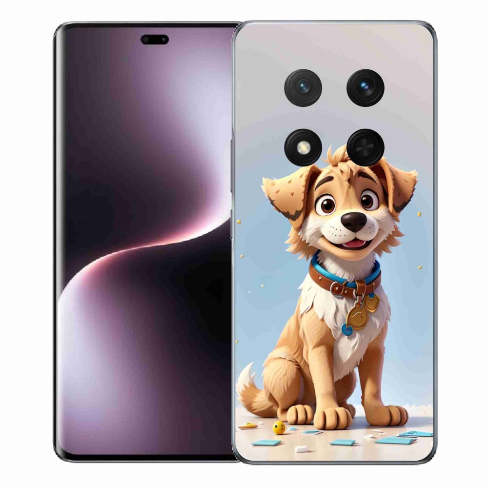 Gelový kryt mmCase na Honor Magic 7 Lite 5G - kreslené štěně