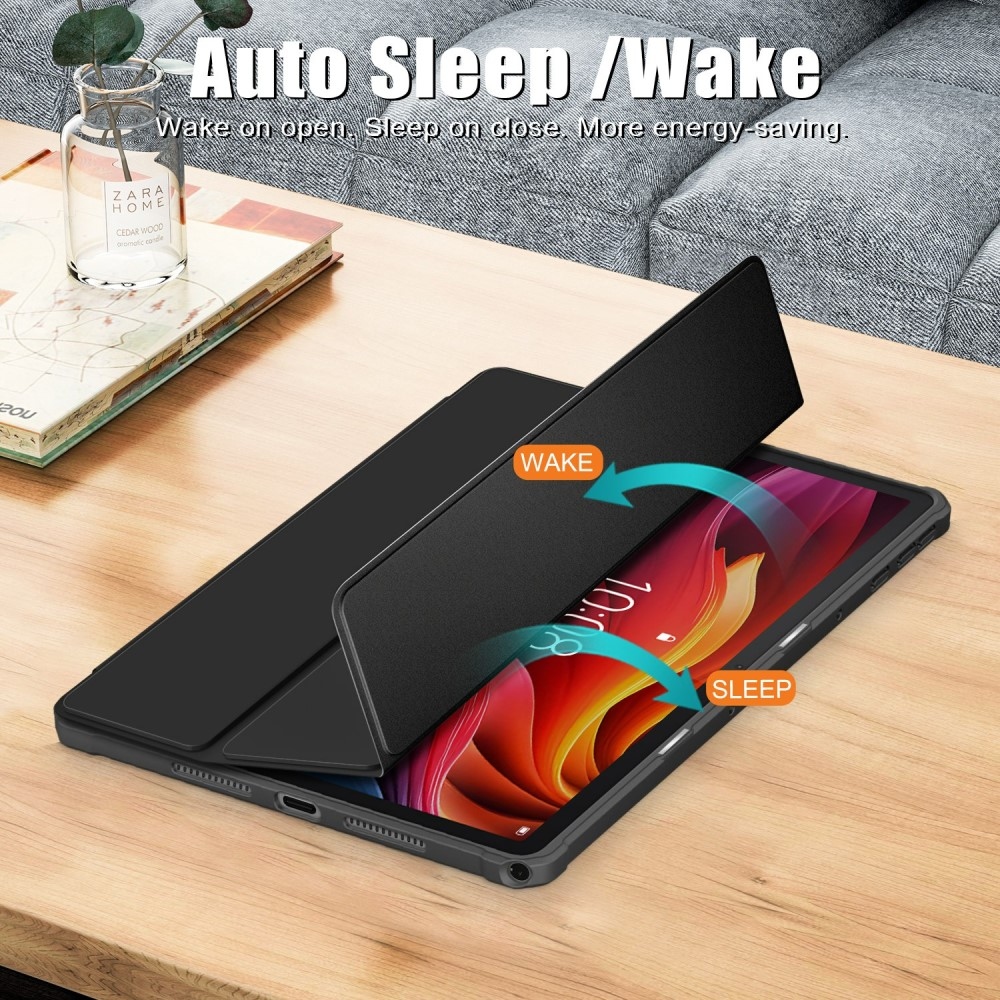 Case chytré zavírací pouzdro na tablet Lenovo Tab K11 Plus - černé