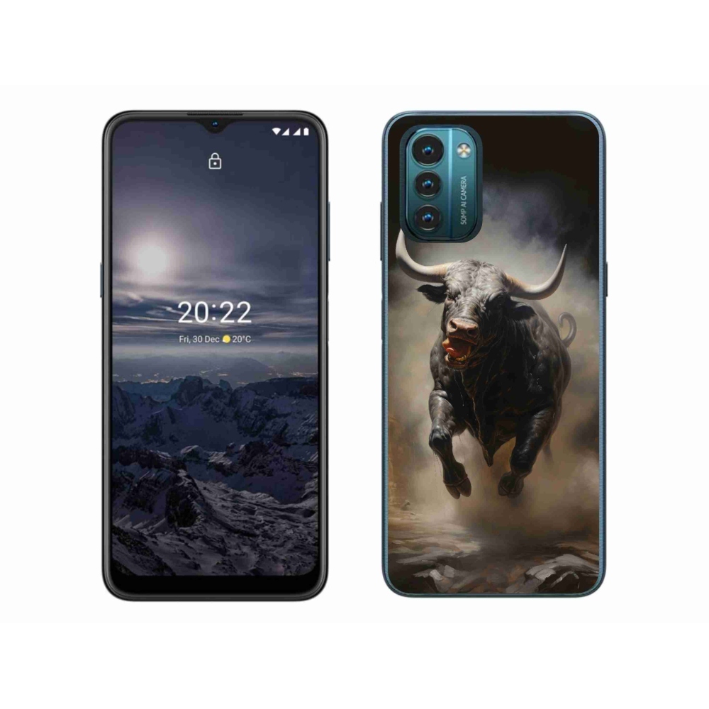 Gelový kryt mmCase na Nokia G11/G21 - rozzuřený býk