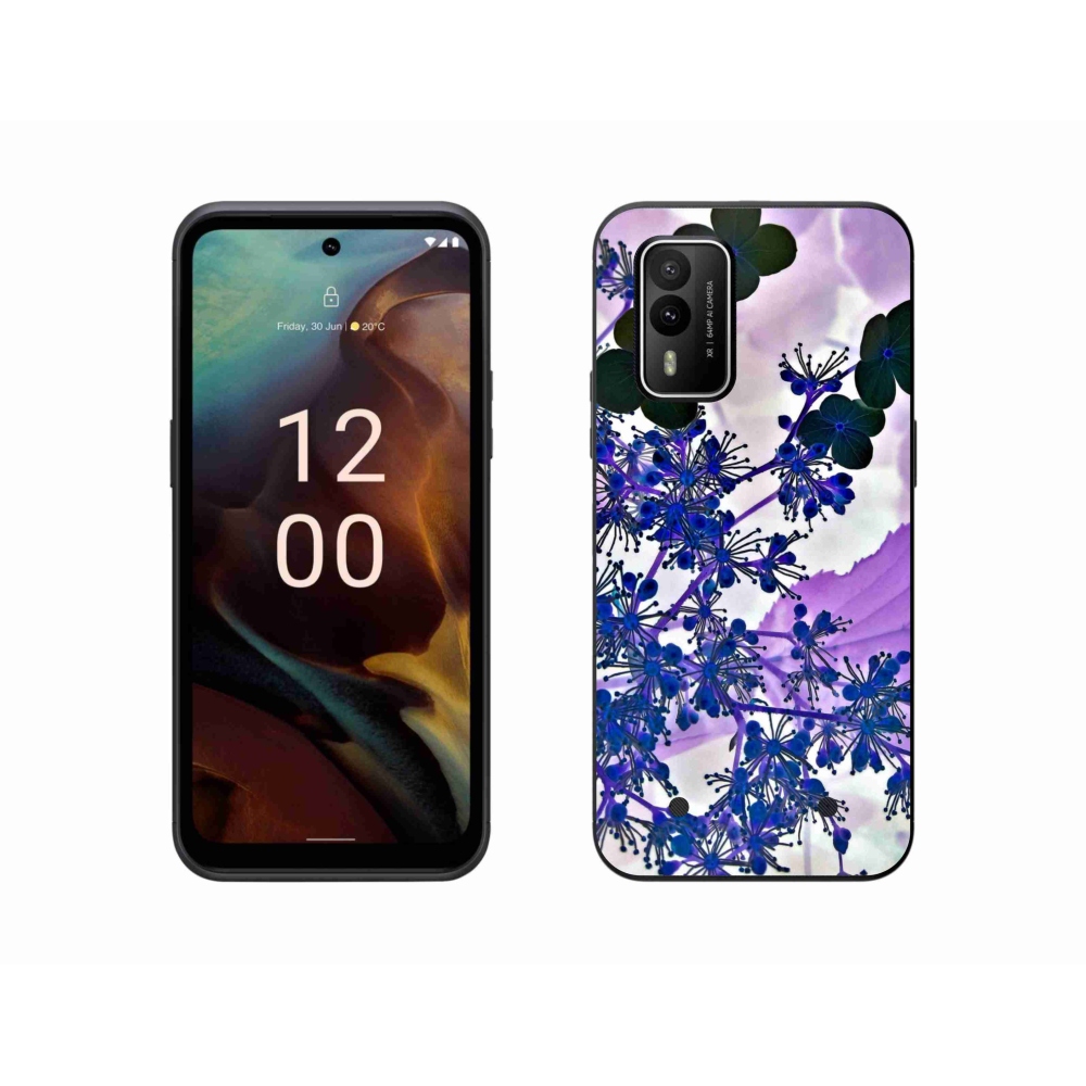 Gelový kryt mmCase na Nokia XR21 - květ hortenzie