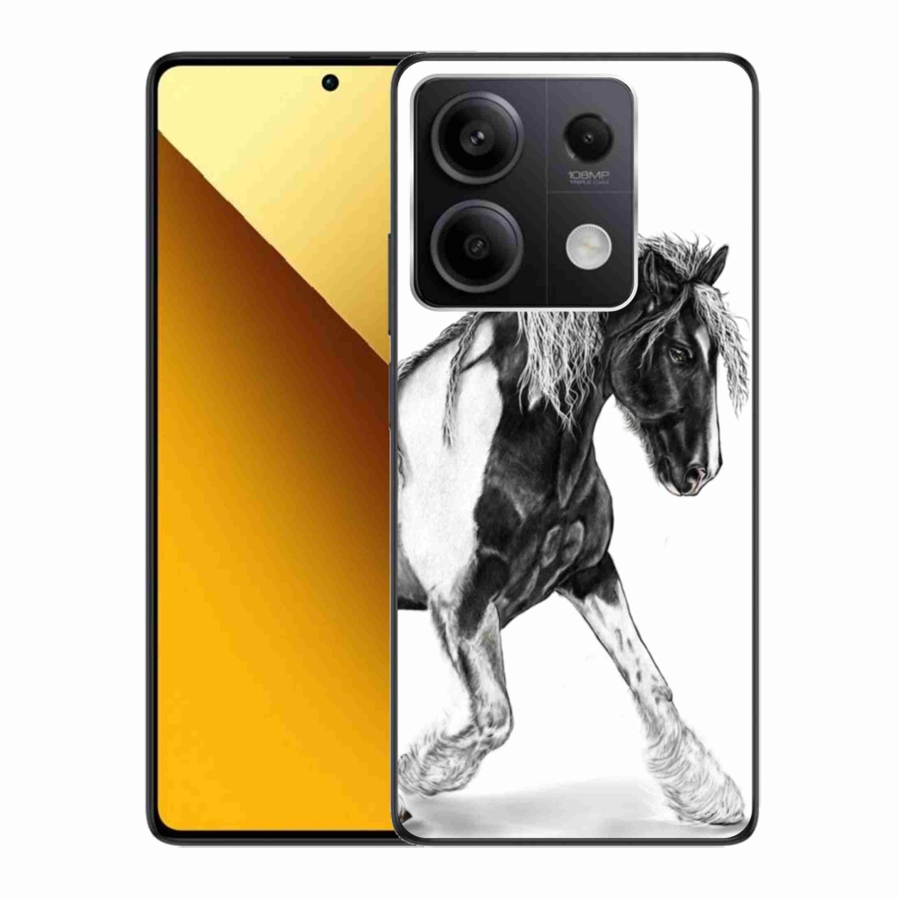 Gelový kryt mmCase na Xiaomi Redmi Note 13 5G - kůň