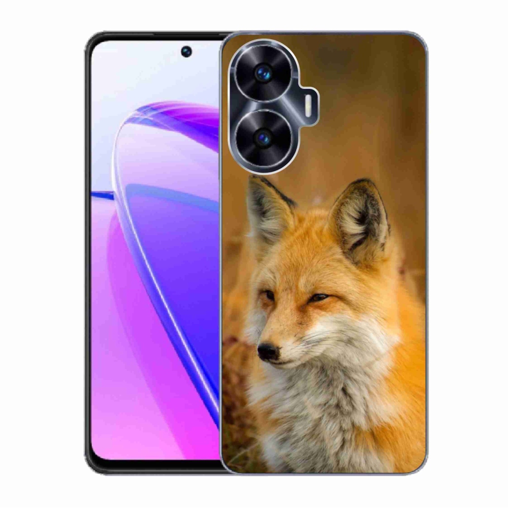 Gelový kryt mmCase na Realme C55 - liška