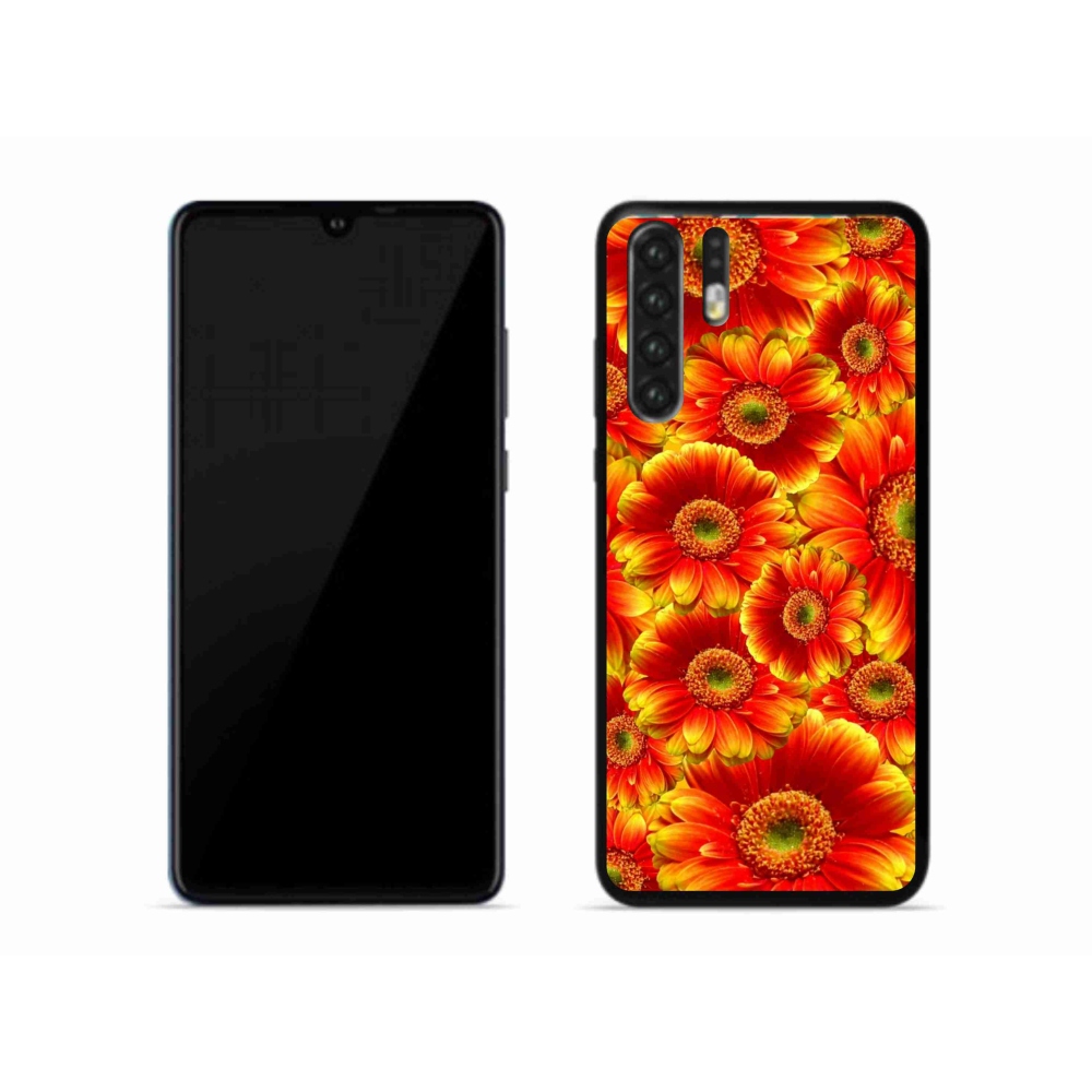 Gelový kryt mmCase na mobil Huawei P30 Pro - gerbera 1