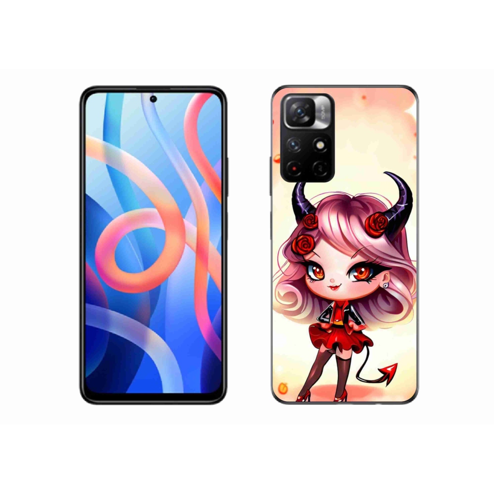 Gelový kryt mmCase na Xiaomi Redmi Note 11S 5G - kreslená čertice