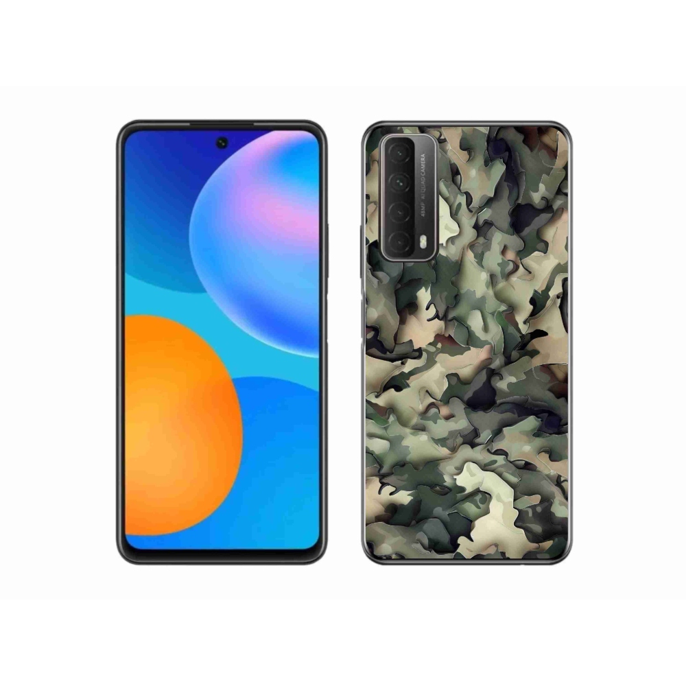 Gelový kryt mmCase na Huawei P Smart (2021) - maskáčový vzor 9
