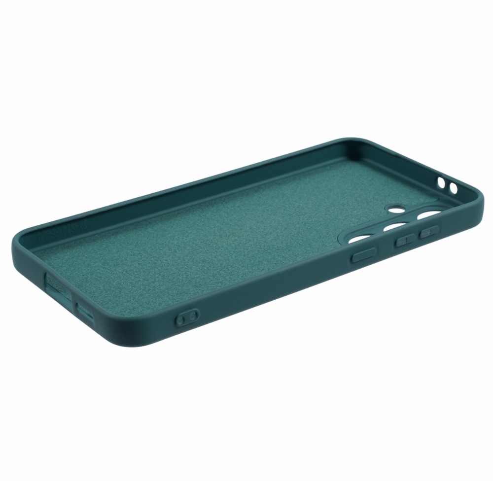 Gelový obal na Samsung Galaxy S24 FE - tmavězelený