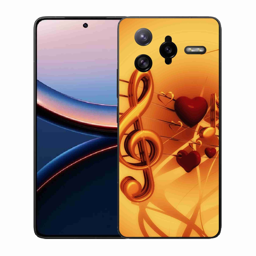 Gelový kryt mmCase na Xiaomi Poco F7 Ultra - noty