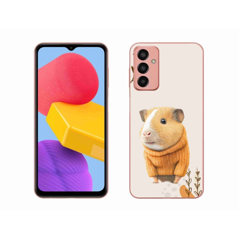 Gelový kryt mmCase na Samsung Galaxy M13 - morče ve svetru