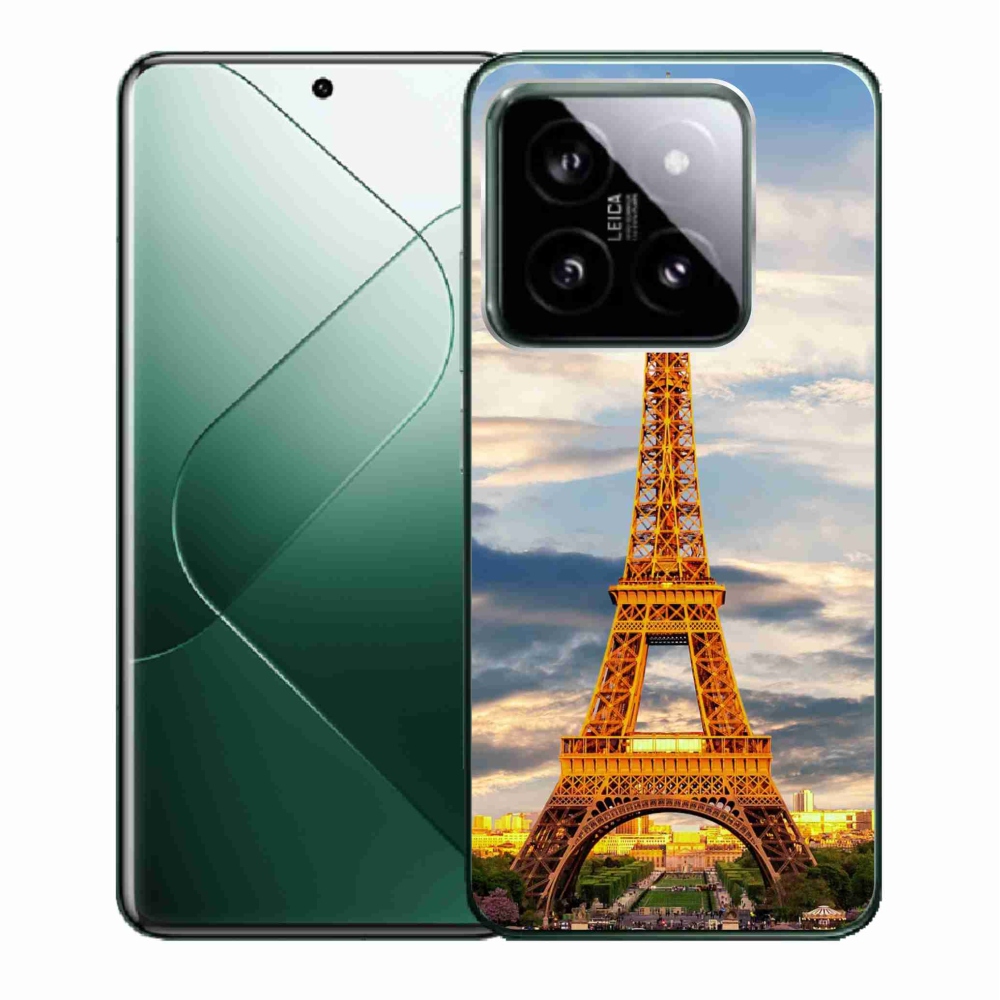 Gelový kryt mmCase na Xiaomi 14 - eiffelova věž 3