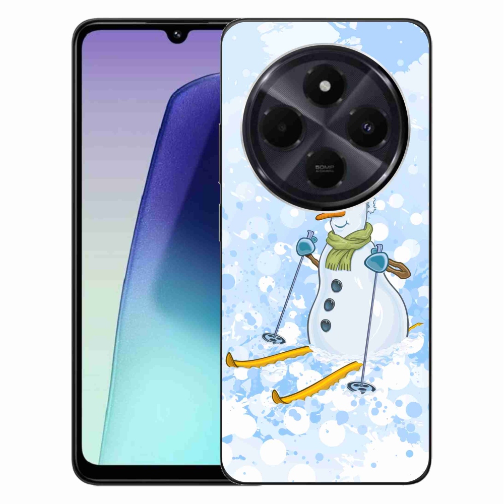 Gelový kryt mmCase na Xiaomi Redmi 14C/Poco C75 - sněhulák