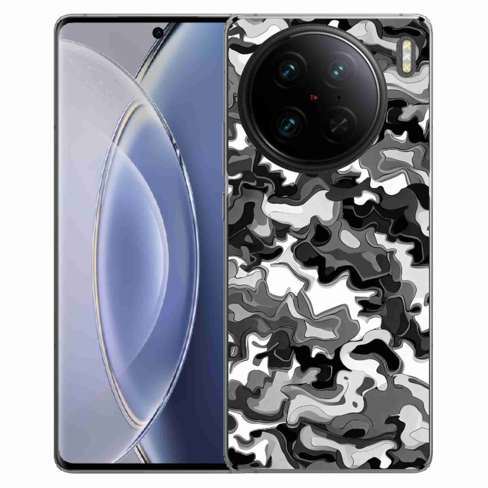 Gelový kryt mmCase na Vivo X90 Pro - maskáčový vzor 3
