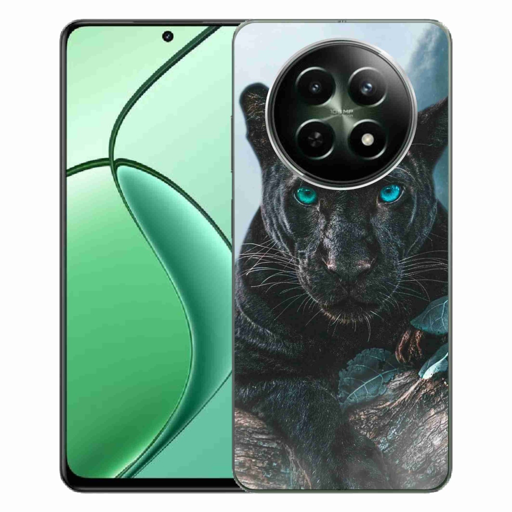 Gelový kryt mmCase na Realme 12 5G/12x 5G - černý panter