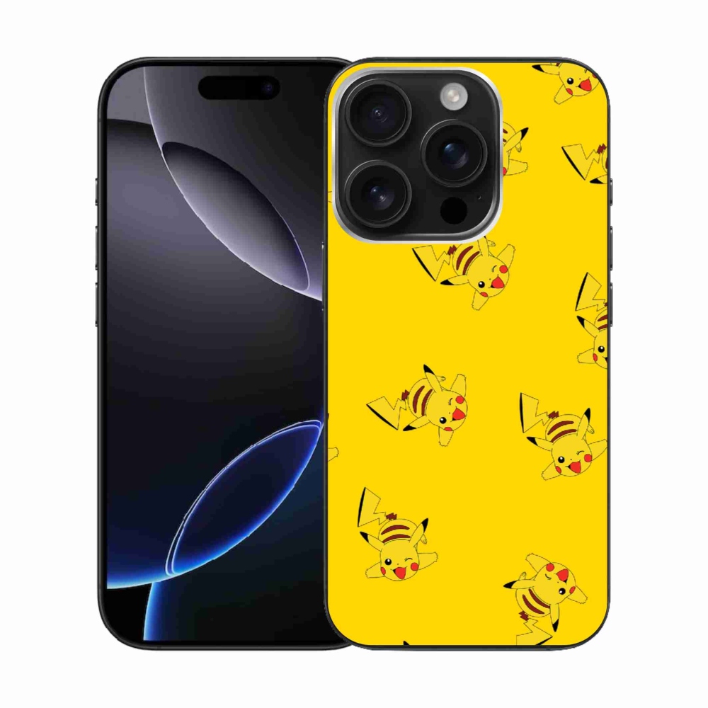 Gelový kryt mmCase na iPhone 16 Pro - pikachu